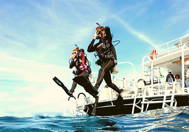 Boat diving in Andaman